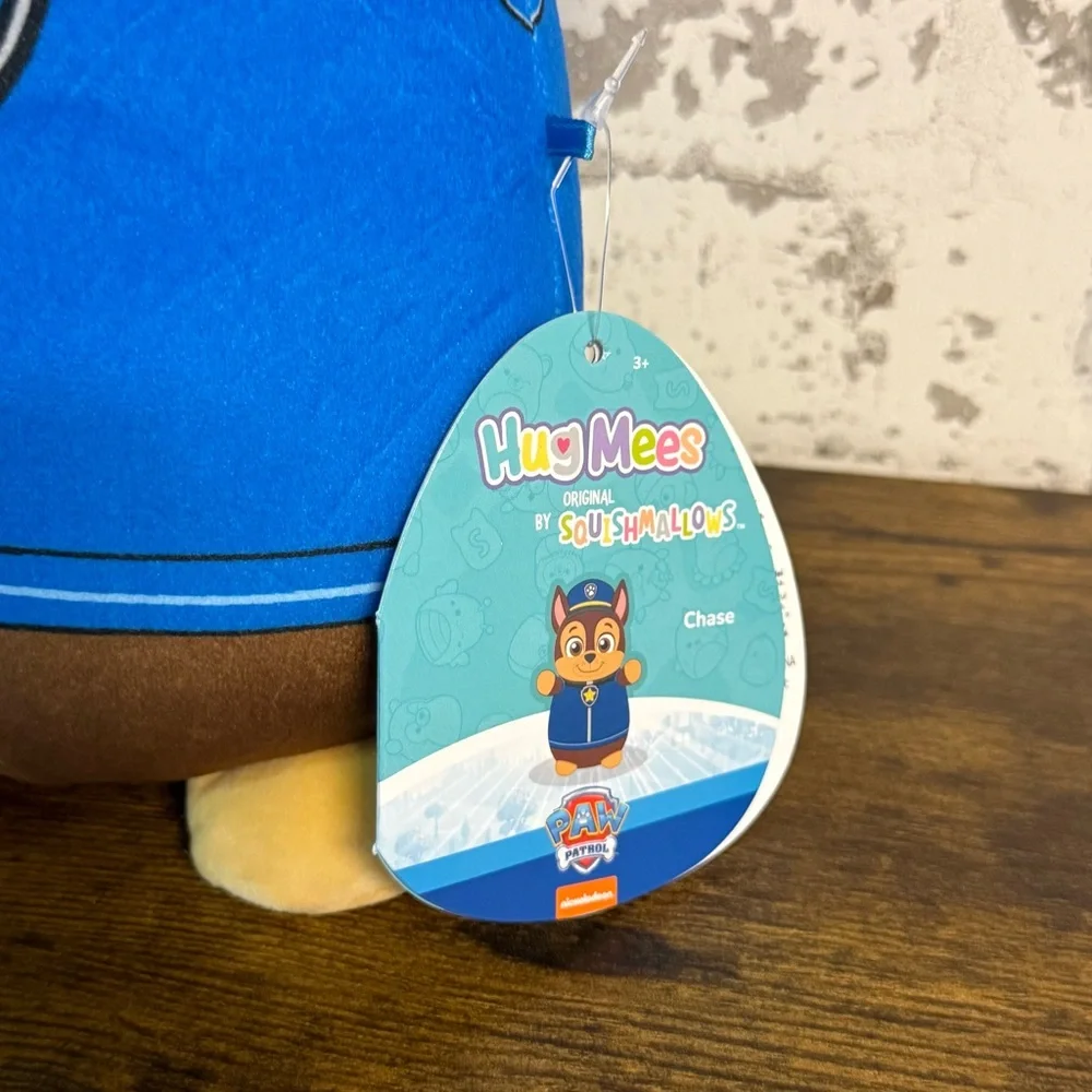 NEW – Hugmees Squishmallows Paw Patrol Chase Plush